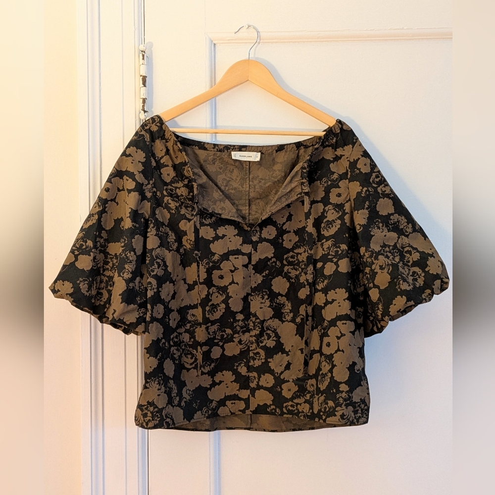 Everlane Puff Sleeve Blouse
